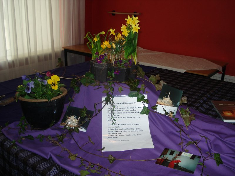 1 april 2006: Start liturgisch bloemschikken